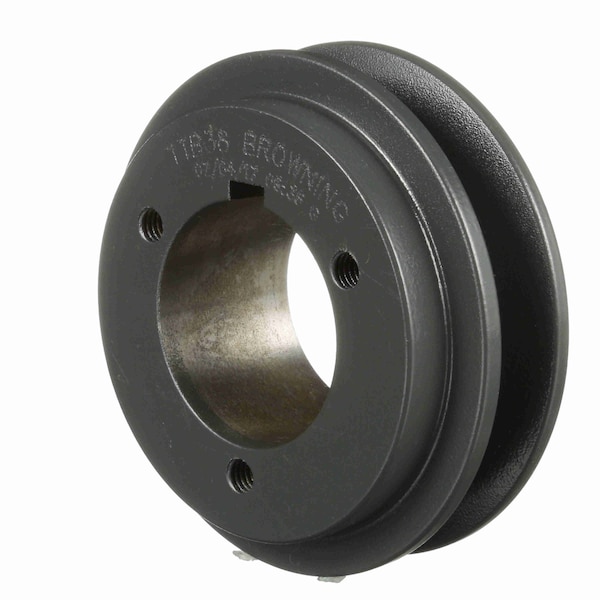 1 Groove Cast Iron Bushed Bore Multiple Sheave, 1TB38